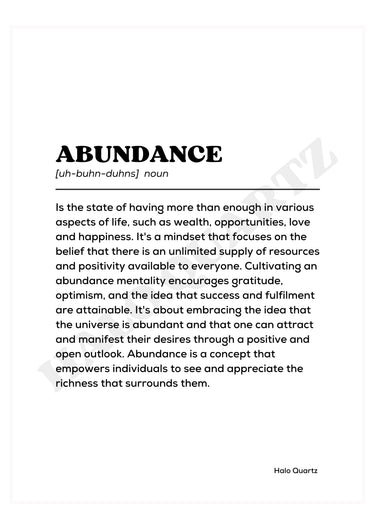 Abundance Halo Quartz